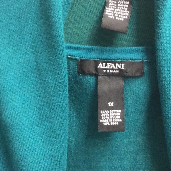 ALFANI two piece set. Gorgeous tank top and open cardigan - Picture 8 of 13